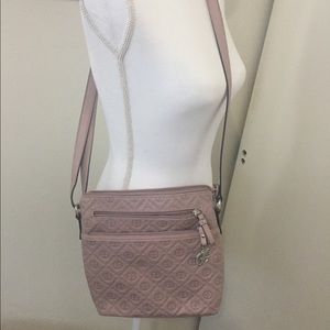 Giani Bernini Pink Cross Body Genuine Leather -New